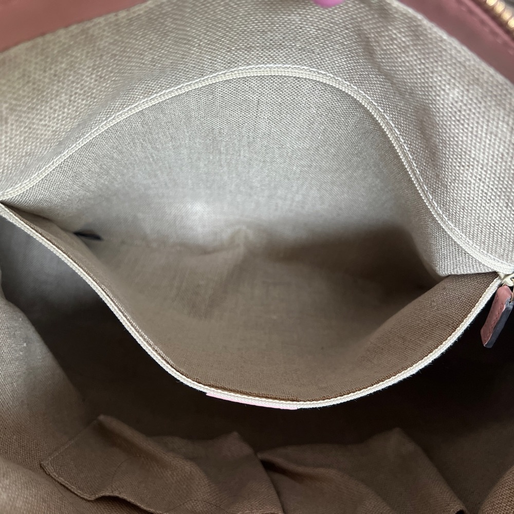 Gucci - AUTHENTIC Large Bree GG Signature Hobo - Leather - Picture 9 of 14